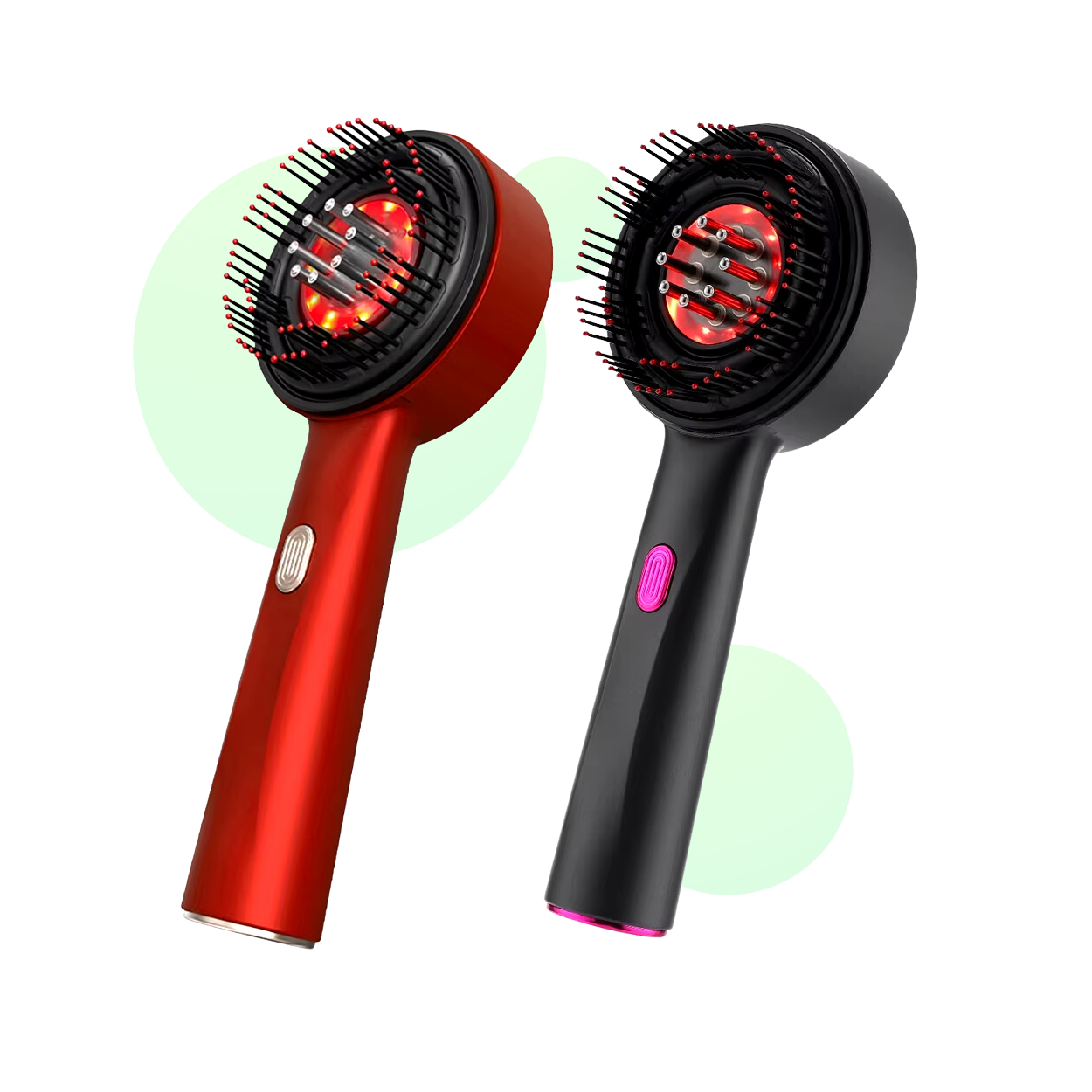 Azura™ | Electric scalp massage comb - Red light and oil applicator - Anti-hair loss and hair growth