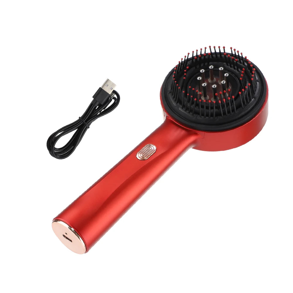 Azura™ | Electric scalp massage comb - Red light and oil applicator - Anti-hair loss and hair growth