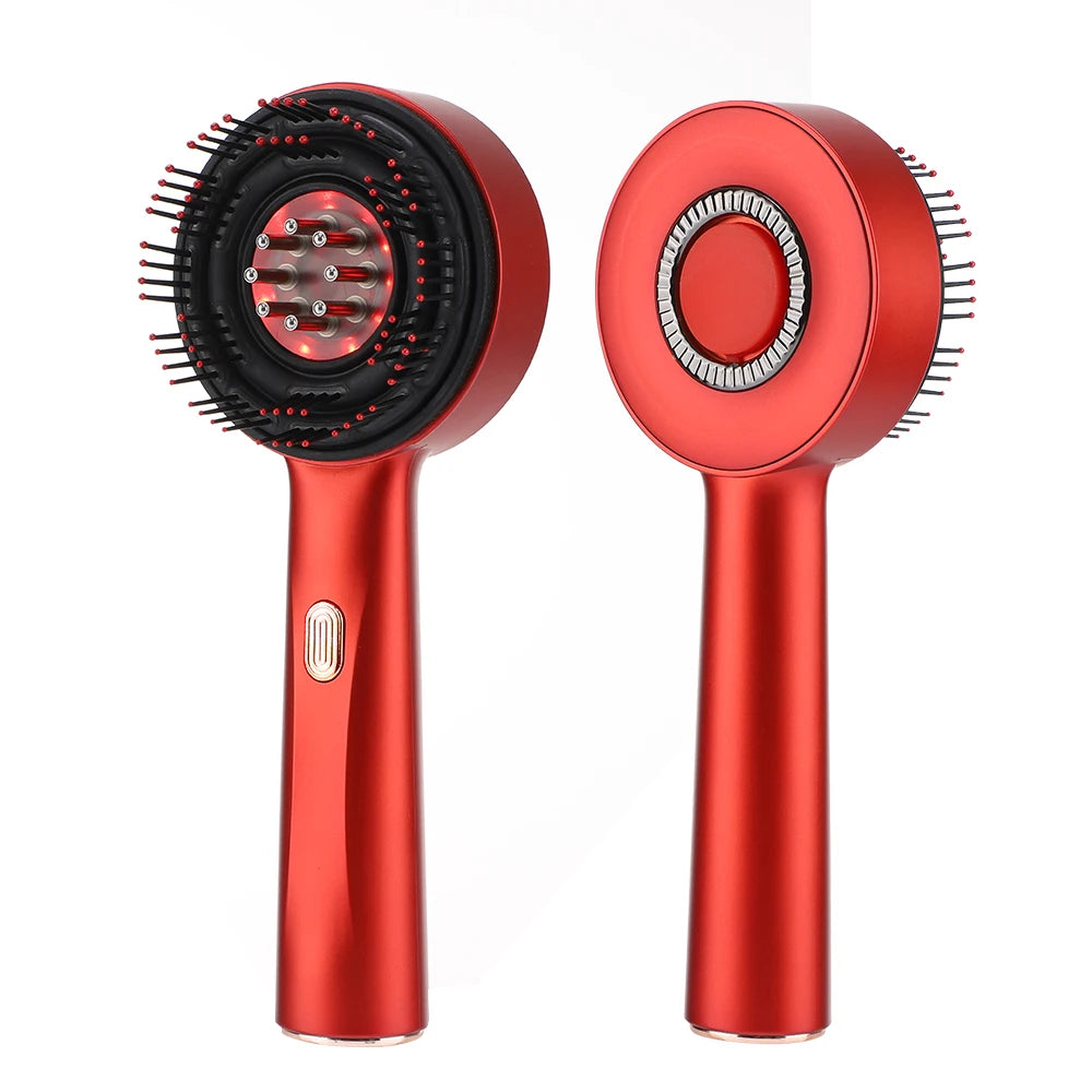 Azura™ | Electric scalp massage comb - Red light and oil applicator - Anti-hair loss and hair growth
