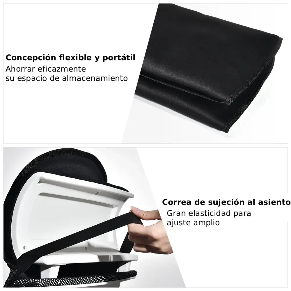 Azura™ | Vibrating electric massage cushion with heat: relieves back, neck and lumbar pain | Home and car use
